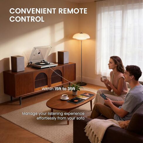 مشغل تسجيل تلقائي بالكامل 1 بواسطة ONE، قرص دوار من الفينيل HiFi مع وظيفة التكرار التلقائي، ومكبرات صوت على رف الكتب، وجهاز تحكم عن بعد، ومضخم صوت مدمج وDSP، وخرطوشة AT-3600L، ومحرك حزام بسرعتين in Kuwait