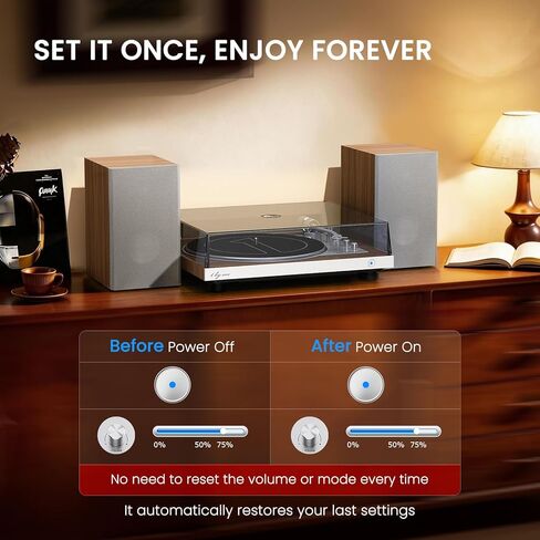 مشغل تسجيل تلقائي بالكامل 1 بواسطة ONE، قرص دوار من الفينيل HiFi مع وظيفة التكرار التلقائي، ومكبرات صوت على رف الكتب، وجهاز تحكم عن بعد، ومضخم صوت مدمج وDSP، وخرطوشة AT-3600L، ومحرك حزام بسرعتين in Kuwait