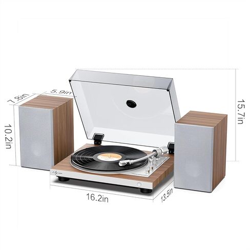 مشغل تسجيل تلقائي بالكامل 1 بواسطة ONE، قرص دوار من الفينيل HiFi مع وظيفة التكرار التلقائي، ومكبرات صوت على رف الكتب، وجهاز تحكم عن بعد، ومضخم صوت مدمج وDSP، وخرطوشة AT-3600L، ومحرك حزام بسرعتين in Kuwait