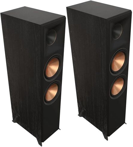 Klipsch RP-8000F II مكبر صوت أرضي 8 بوصة 600 وات 2.5 اتجاه، خشب الأبنوس، زوج in Kuwait