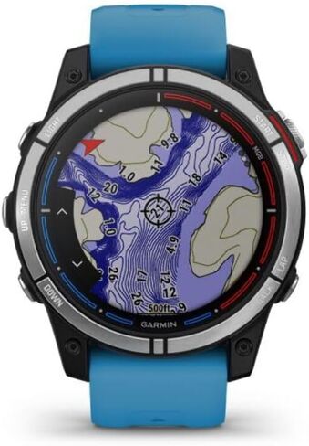 Garmin quatix® 7 Standard Edition، ساعة Marine GPS الذكية، تغييرات المد والجزر وتنبيهات سحب المرساة، تحديد نقطة الطريق (متجددة) in Kuwait