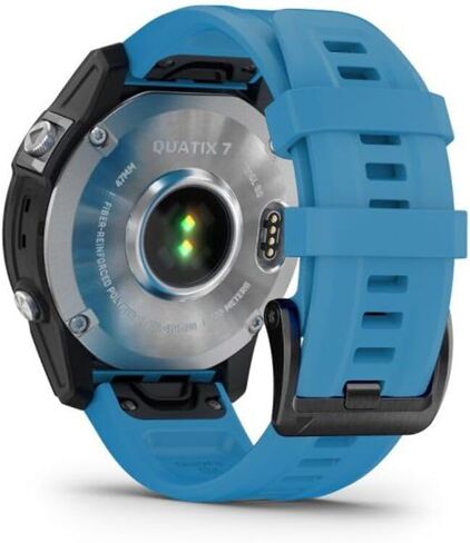 Garmin quatix® 7 Standard Edition، ساعة Marine GPS الذكية، تغييرات المد والجزر وتنبيهات سحب المرساة، تحديد نقطة الطريق (متجددة) in Kuwait