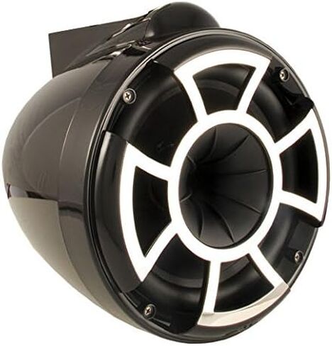 سماعات Wet Sounds REV10B-X مقاس 10 بوصات باللون الأسود مع حوامل X ومضخم صوت SYN-DX2.3 بقدرة 1200 وات in Kuwait