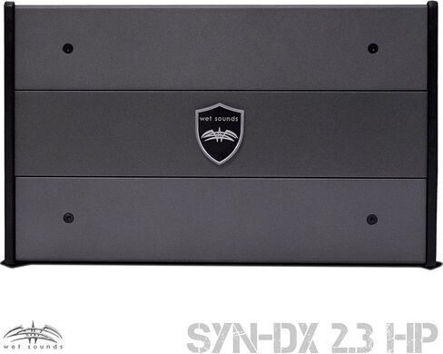 سماعات Wet Sounds REV10B-X مقاس 10 بوصات باللون الأسود مع حوامل X ومضخم صوت SYN-DX2.3 بقدرة 1200 وات in Kuwait