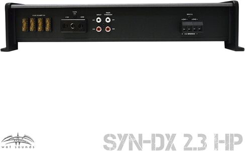 سماعات Wet Sounds REV10B-X مقاس 10 بوصات باللون الأسود مع حوامل X ومضخم صوت SYN-DX2.3 بقدرة 1200 وات in Kuwait
