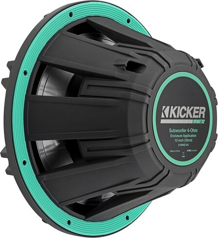 مضخم صوت بحري ممتاز مقاس 12 بوصة (30 سم) من KICKER 51MWE122، مصمم لتطبيقات العلبة المغلقة، ملف صوتي فردي، مقاومة 2 أوم in Kuwait
