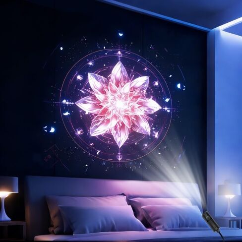 ضوء جهاز عرض كوكبي LED - مجموعة من 6 قطع بأنماط قابلة للتبديل، قابلة للدوران 360 درجة، تعمل بمنفذ USB، جهاز عرض خلفية لصور القمر والأرض للغرف والألعاب ذات الطابع الخاص in Kuwait