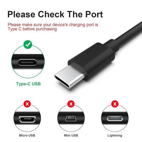 USB C Cable for Kindle Compatible with New Kindle Fire 2024 2023 2022 2020 Release, Kindle Colorsoft/Scribe/Oasis/Basic/Paperwhite 11th 12th Generation, Fire 7 9th 8 10 Max 11 12 Tablet, 10ft in Kuwait
