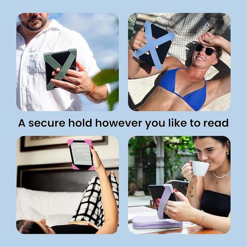 أحزمة يد من السيليكون بحزام | ملحق لجهاز Kindle مقاس 6 بوصات (2022-2024) وKobo Nia | عبوتان | Sage Green in Kuwait
