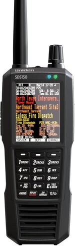 Uniden SDS150 الجديد، الماسح الضوئي الراديوي الرقمي الأكثر تقدمًا على الإطلاق، تقنية الراديو المعرفة بالبرمجيات (SDR)، أداء استثنائي في بيئات البث المتزامن وبيئات الإشارة الضعيفة، نظام تحديد المواقع العالمي (GPS) المدمج in Kuwait