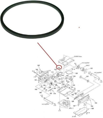 حزام مطاطي لتحميل الأقراص الصغيرة متوافق مع مشغل Sony MD MiniDisc Wiki in Kuwait