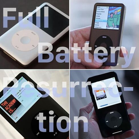 616-0232 Battery, 950mAh High Capacity Battery Replacement Compatible with iPod 5th-7th Generation Video Classic A1136 A1238 7th 160GB 5th 30GB in Kuwait