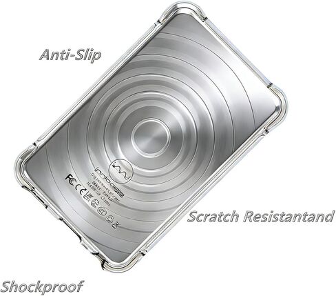 for innioasis Y1 Mp3 Player Case, Anti-Slip and Scratch Resistant, Lightweight Flexible Shockproof Protective Cover Clear in Saudi Arabia