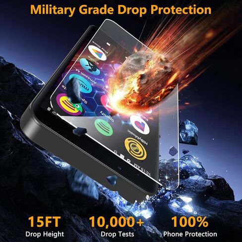 ottpluscase 3 عبوات لواقي شاشة مشغل MP3 innioasis G5، واقي شاشة من الزجاج المقسى 9H عالي الدقة، تغطية كاملة شفافة مضادة للخدش ومضادة لبصمات الأصابع وخالية من الفقاعات متوافقة مع مشغل Mp3 innioasis G5 4 بوصة in Kuwait