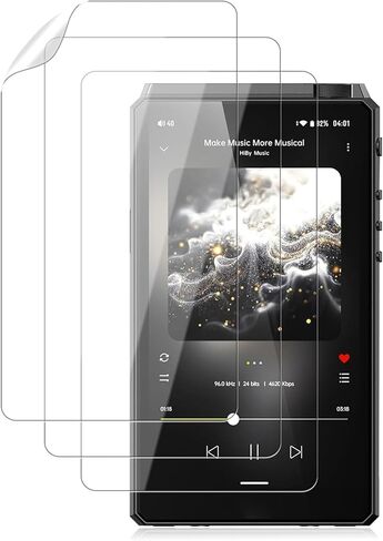 واقي شاشة مكون من قطعتين لمشغل MP3 HiBy R6III 2025، زجاج مقسى بصلابة 6H، مضاد لبصمات الأصابع، مضاد للخدش، سهل التركيب، شفاف عالي الدقة in Kuwait
