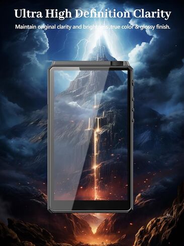واقي شاشة مكون من قطعتين لمشغل MP3 HiBy R6III 2025، زجاج مقسى بصلابة 6H، مضاد لبصمات الأصابع، مضاد للخدش، سهل التركيب، شفاف عالي الدقة in Kuwait