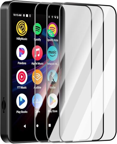 innioasis G5 MP3 Player Tempered Glass Screen Protector, 9H Hardness Scratch Resistant with Oleophobic Coating, Anti Fingerprint Bubble Free, Includes Easy Installation Kit, 3 Pack in Kuwait