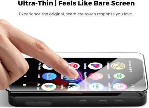 innioasis G5 MP3 Player Tempered Glass Screen Protector, 9H Hardness Scratch Resistant with Oleophobic Coating, Anti Fingerprint Bubble Free, Includes Easy Installation Kit, 3 Pack in Kuwait