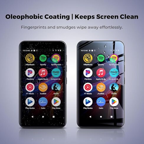 innioasis G5 MP3 Player Tempered Glass Screen Protector, 9H Hardness Scratch Resistant with Oleophobic Coating, Anti Fingerprint Bubble Free, Includes Easy Installation Kit, 3 Pack in Kuwait