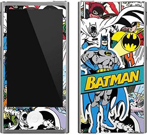 ملصق Skinit لمشغل MP3 متوافق مع iPod Nano (الجيل السابع و2012) - تصميم كتاب هزلي مرخص رسميًا من Warner Bros Batman in Kuwait