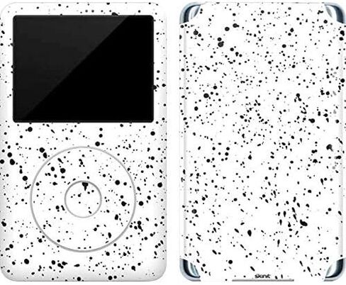 ملصق Skinit لمشغل MP3 متوافق مع iPod Classic (الجيل السادس) 80 جيجابايت - تصميم White Speckle المصمم في الأصل والمرخص رسميًا in Kuwait