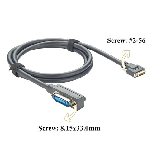 كابل Micro D-Sub 25Pin أنثى إلى GPIB كابل GPIB IEE488 Micro DB25 لـ PZ2100A متوافق مع PX0114A، PX0110A، Y1260A، 183285-02، 183285-01 (2M/6.6FT) in Kuwait