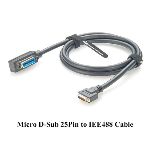 كابل Micro D-Sub 25Pin أنثى إلى GPIB كابل GPIB IEE488 Micro DB25 لـ PZ2100A متوافق مع PX0114A، PX0110A، Y1260A، 183285-02، 183285-01 (2M/6.6FT) in Kuwait