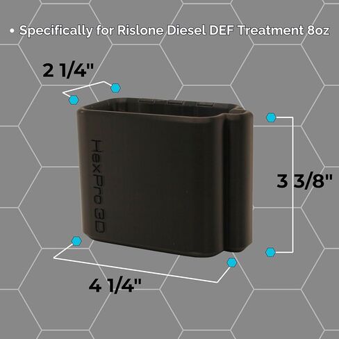 حامل زجاجة مغناطيسي من DieselDock لعلاج Rislone Diesel DEF 8oz، منظمة سرير الشاحنة، 3 مغناطيس نيوديميوم مدمج، صنع في الولايات المتحدة الأمريكية in Kuwait