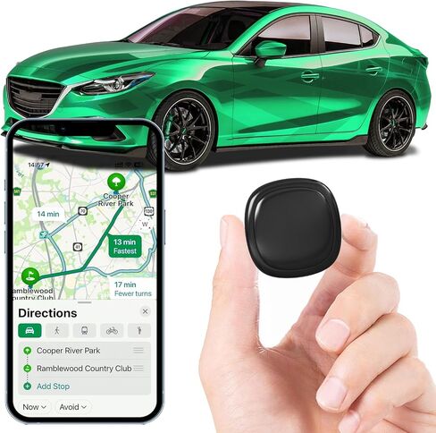 جهاز تعقب GPS للمركبات، تتبع نظام تحديد المواقع العالمي (GPS) للسيارة المغناطيسي، جهاز تعقب GPS للموقع بتغطية عالمية كاملة للأطفال والكلاب، لا يتطلب اشتراكًا/لا توجد رسوم شهرية/لا يتطلب بطاقة SIM in Kuwait