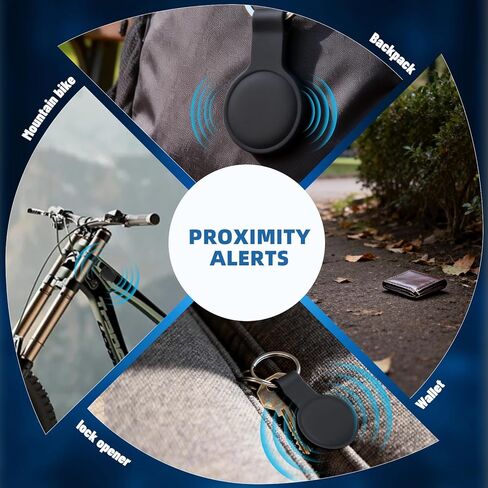 GPS Tracker for Vehicles, No Subscription or SIM Required, Hidden Vehicle Locator, Magnetic Waterproof, Accurate Tracking, 365-Day Battery Life, iOS Only (Black) in Saudi Arabia
