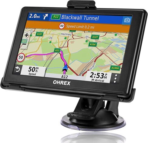 OHREX GPS Navigator لشاحنة السيارة RV، سائقي الشاحنات التجارية GPS، نظام تحديد المواقع العالمي لسائقي الشاحنات مقاس 5 بوصات، أحدث خريطة لعام 2026 مع تحديثات مجانية مدى الحياة، وتوجيه مخصص، وتنبيهات السائق in Kuwait