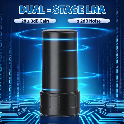 هوائي Bingfu 4-System GNSS Helix لنظام تحديد المواقع/BeiDou/GLONASS/Galileo | موصل SMA عالي الكسب 28 ديسيبل | IP65 مقاوم للماء | هوائي تحديد المواقع في الهواء الطلق للسيارات in Kuwait