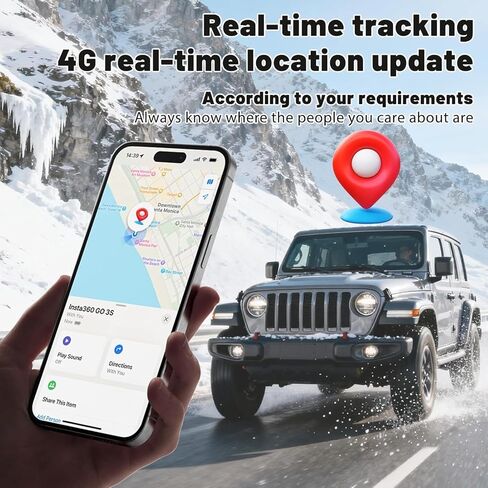 جهاز تعقب GPS للمركبات، أجهزة تتبع للسيارات مخفية في الوقت الحقيقي 4G LTE مع تغطية عالمية، حامل مغناطيسي مقاوم للماء IP67، بطارية لمدة 6 أشهر، متوافق مع iOS وAndroid in Kuwait