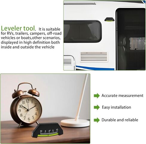 2 Pack-Rv Bubble Levels for Travel Trailer|Rv Accessories Bubble inclinometer & Slope Meter for Camper|Boat|Trailer|Off-Road Vehicle|Jeep|Caravan & RV System|Camper Leveling System in Saudi Arabia