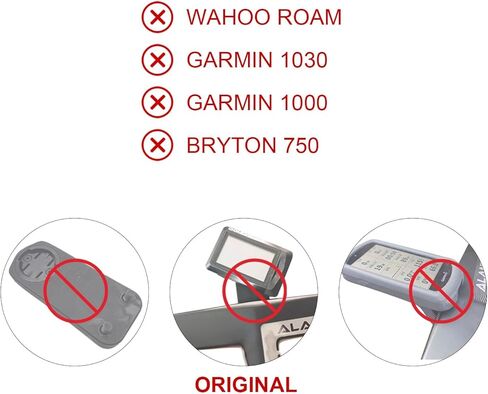 حامل تثبيت للكمبيوتر xotic tech متوافق مع مقود قمرة القيادة المدمج DEDA ALANERA، متوافق مع Garmin Edge 1030 أو Wahoo ROAM أو Bryton 750 in Kuwait