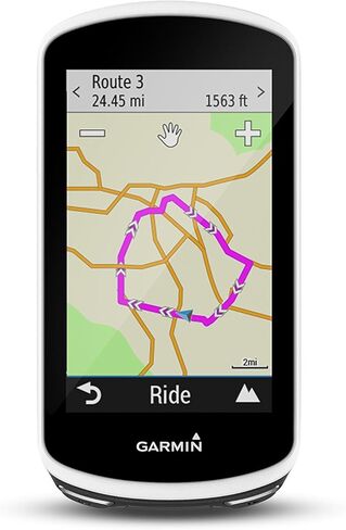 جهاز كمبيوتر Garmin Edge 1030، 3.5 بوصة GPS لركوب الدراجات/الدراجة مع ميزات الملاحة والاتصال (متجدد) in Kuwait