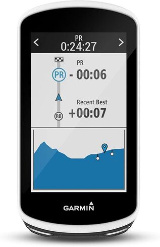جهاز كمبيوتر Garmin Edge 1030، 3.5 بوصة GPS لركوب الدراجات/الدراجة مع ميزات الملاحة والاتصال (متجدد) in Kuwait