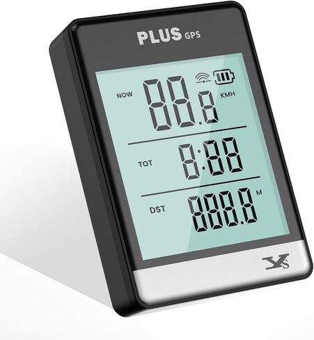 جهاز كمبيوتر GPS للدراجة، عداد المسافات اللاسلكي لركوب الدراجات مع شاشة LCD مقاس 3.26 بوصة، مقاوم للماء IPX6، يوفر تحليلًا احترافيًا للبيانات للدراجات الجبلية على الطرق in Kuwait
