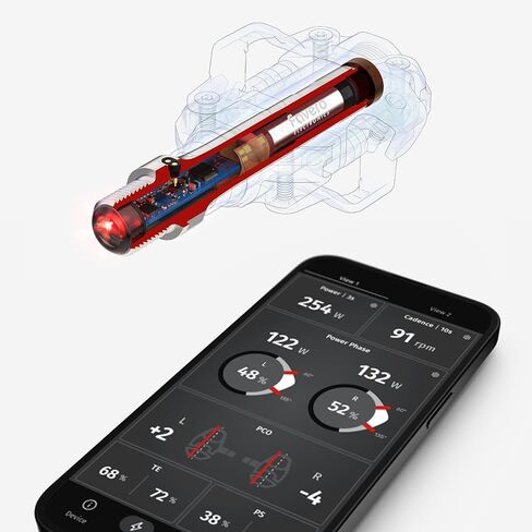 Favero Assioma PRO MX-1، عداد طاقة MTB لركوب الدراجات بدواسة جانبية أحادية الاستشعار، اتصال بلوتوث وANT+ لأجهزة الكمبيوتر الخاصة بالدراجة، ووحدات GPS لركوب الدراجات، والهواتف الذكية in Kuwait