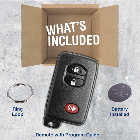 Remote 3btn Smart Key Fob for Toyota Rav4 (HYQ14AEM, 89904-0R060) in Saudi Arabia