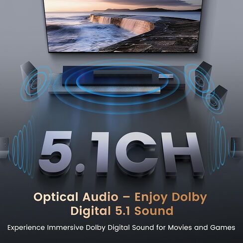 NEWCARE eARC 8K HDMI 2.1 محول 4 في 1 مع مستخرج الصوت، محول HDMI 4K@120 هرتز يدعم HDR VRR ALLM، SPDIF بصري وإخراج صوت AUX 3.5 مم مثالي لشاشات 8K، CEC، جهاز التحكم عن بعد in Kuwait