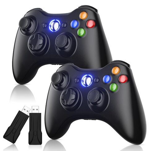 Nonbliep LED Wireless لوحدة تحكم Xbox، متوافقة مع Xbox Series X|S، Xbox One، Windows 10/11، وحدة تحكم الألعاب مع Turbo، Macro، مقبس صوت 3.5 مم، اهتزاز مزدوج أبيض in Kuwait