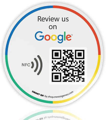 ملصق Tap Tap قابل لإعادة الاستخدام لمراجعات Google - حزمة مكونة من ملصقين - ملصق QR & Tap NFC - راجعنا على Google Tap Poster - iPhone وAndroid - تعزيز ملصق مراجعاتي - إعداد في المنزل | الرسائل in Kuwait