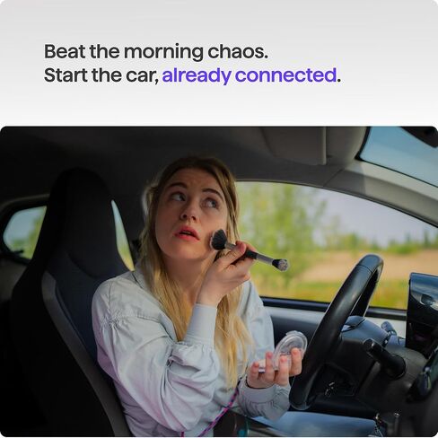 AAWireless TWO+ متوافق مع محول Android Auto وApple Carplay 2 في 1 | اتصال لاسلكي عبر البلوتوث والواي فاي | آيفون X+ وأندرويد 11+ | زر متعدد الوظائف | صنع في أوروبا in Kuwait