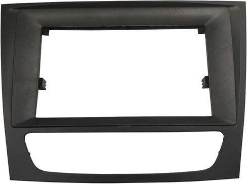 Radio Stereo Bezel for 2001-2009 Mercedes Benz E Class W211 CLS Class C219 Dash Installation Mount Trim Kit Fits 9" and Double Din in Kuwait