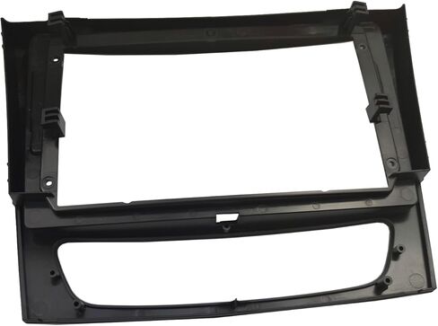 Radio Stereo Bezel for 2001-2009 Mercedes Benz E Class W211 CLS Class C219 Dash Installation Mount Trim Kit Fits 9" and Double Din in Kuwait