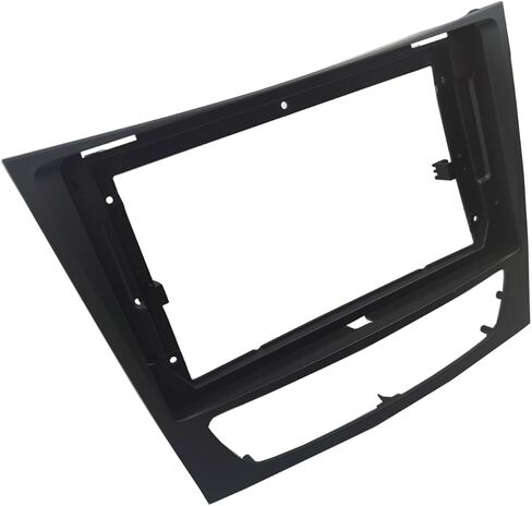 Radio Stereo Bezel for 2001-2009 Mercedes Benz E Class W211 CLS Class C219 Dash Installation Mount Trim Kit Fits 9" and Double Din in Kuwait