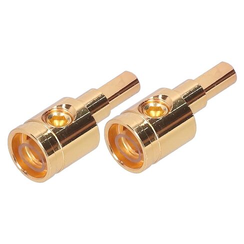 Ejoyous 2pcs 0GA Wire Reducer Terminal Connector, Pure Copper Gold Plated 1/0 Gauge to 4 Gauge Wire Reducer, for Car Audio Amplifier Modification in Kuwait