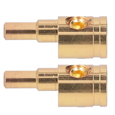 Ejoyous 2pcs 0GA Wire Reducer Terminal Connector, Pure Copper Gold Plated 1/0 Gauge to 4 Gauge Wire Reducer, for Car Audio Amplifier Modification in Kuwait