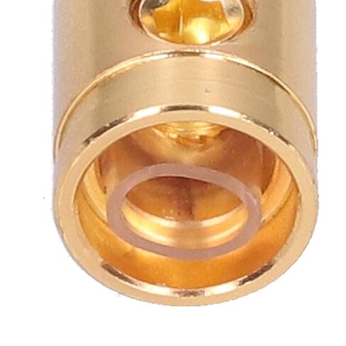 Ejoyous 2pcs 0GA Wire Reducer Terminal Connector, Pure Copper Gold Plated 1/0 Gauge to 4 Gauge Wire Reducer, for Car Audio Amplifier Modification in Kuwait